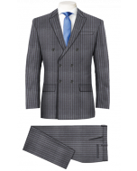  CHALK STRIPE GRAY SUITS 