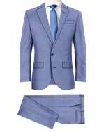  SHARKSKIN SKY BLUE SUITS