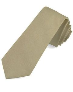 Satin Silk  Neck Ties-brown 