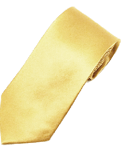 Satin Silk  Neck Ties-yellow gold 