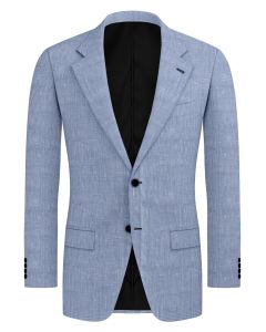 Luciano – Light Blue Check Wool Blend Suit