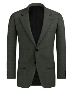 Luciano – Olive Green Twill Wool Blend Suit