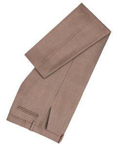 BROWN SHARKSKIN PANTS 