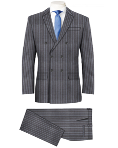  CHALK STRIPE GRAY SUITS 