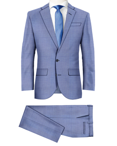  SHARKSKIN SKY BLUE SUITS