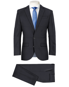 PINSTRIPE BLACK SUITS
