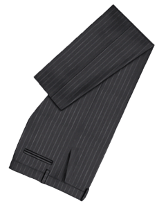PINSTRIPE BLACK PANTS