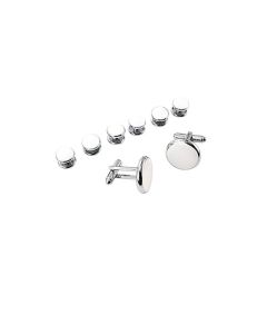 Tuxedo Stud Buttons -white 