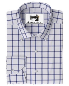 DARK  BLUE  BRITISH CHECK 