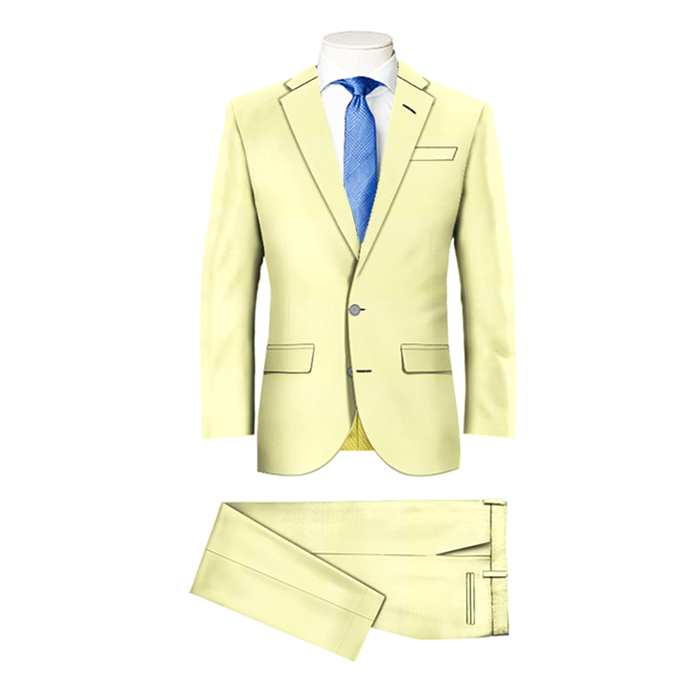 Buy 3 PIECE SUIT, Yellow Suit With Vest, Sharp and Confident Plain Pointed  Collar Slim Fit Suit A Must-have for Any Fashion-forward Man Online in  India - Etsy