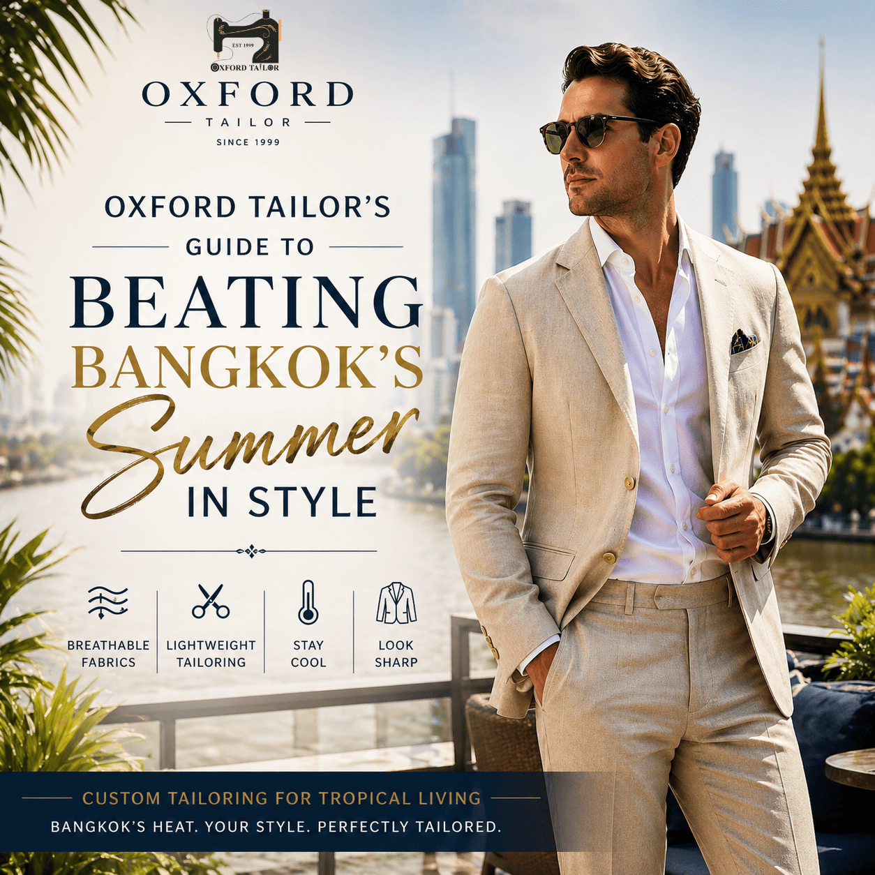 Oxford Tailor’s Guide to Beating Bangkok’s Summer in Style