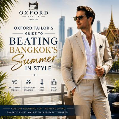 Oxford Tailor’s Guide to Beating Bangkok’s Summer in Style