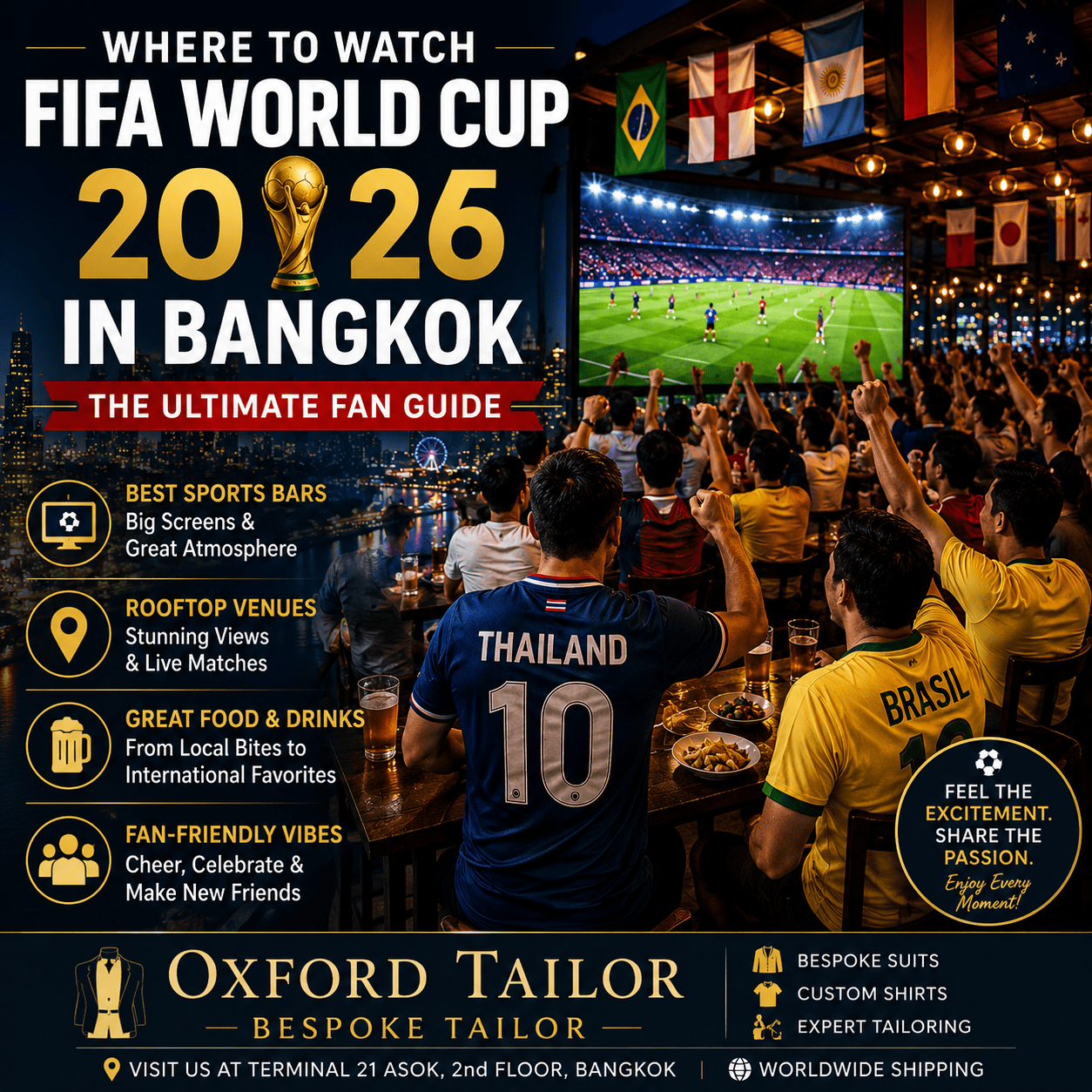 Where to Watch the FIFA World Cup 2026 in Bangkok: The Ultimate Fan Guide