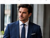 Businessman wearing a tailored formal shirt