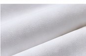 Smooth white poplin cotton fabric