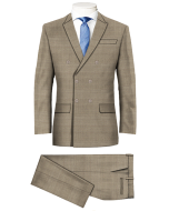 SHARKSKIN BROWN SUITS 