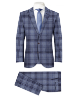  TWEED PATTERN BLUE SUITS