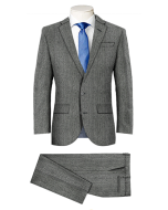 TWEED HERRINGBONE GRAY
